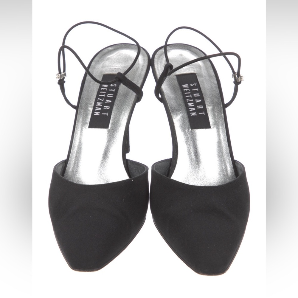 Stuart Weitzman Pointed Toe Strappy Heels - image 3